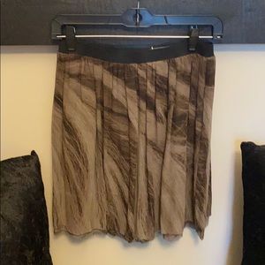 Raquel Allegra shirt gathered dark skirt
